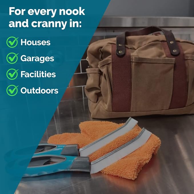Evaclean Grout Cleaning Brush - 10-Pack, for Tight Gaps, Tiles in Bathroom and Kitchen, Perfect Angle, Ergonomic Shape, Non-Slip Plastic Handle, Tough Cleaning, No Scratches, Non Slip 5" Handle
