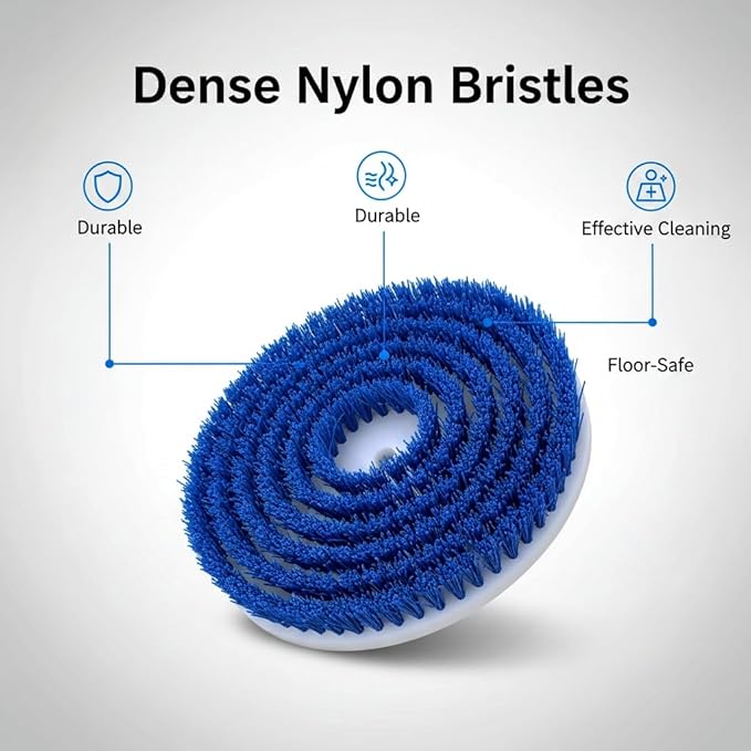 6Pcs 3897A Mop Brush Pad Replacement for Bissell Spinwave Steam Mop 20393、20399、23159、23157、3897A、 2124、3712 Professional Cleaning and Polishing for Deep Cleaning Hard Floors (2Brush+4Disposable Pad)