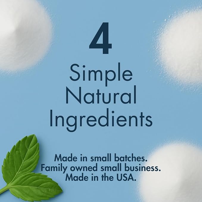 Base & Clean – The Daily Refresher™ | 100% Natural Retainer & Aligner Cleaner Powder | For Daily Use | 4 Month Supply | No Harsh Chemicals or Wrappers | Made in USA | NO Persulfate