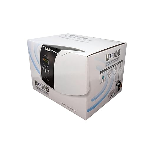iSonic® Ultrasonic Jewelry Cleaner D7910B with Cleaning Solution Concentrate CSGJ01, 110V