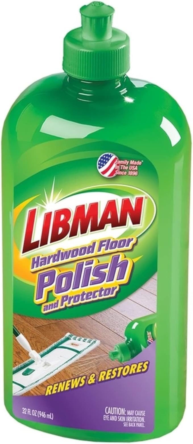 Libman 2067 Hardwood Floor Polish and Protector with Squeeze Bottle