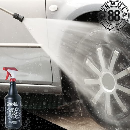 Cleaner & Degreaser | Multi Surface Car & Marine Cleaner for Interior, Exterior | Removes Grease & Grime Residue on Metal, Plastic, Cloth, Vinyl, Carpet (1, 32oz)