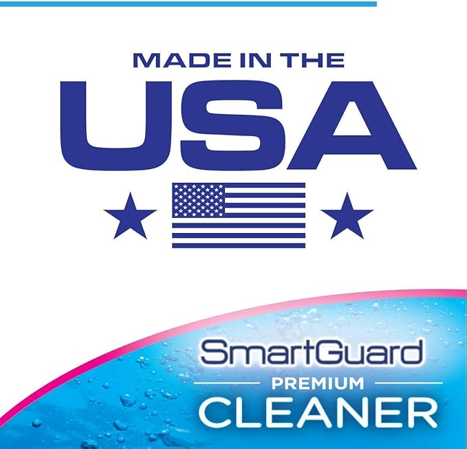 SmartGuard Premium Cleaner Crystals & Cleaning Case -(110 Cleanings)- Removes Stain, Plaque, & Bad Odor from Clear Braces, Dentures, Night Guards, Mouth Guard, & Retainers. (Pack of 2)
