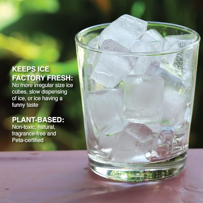 Ginger Lily Farms Botanicals Plant-Based Ice Maker Cleaner & Descaler for All Ice Machines, 32 Uses, Safe for All Metals, 1 Gallon (128 fl. oz.)