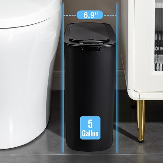 Cesun 4 Gallons and 5 Gallons Touchless Trash Can