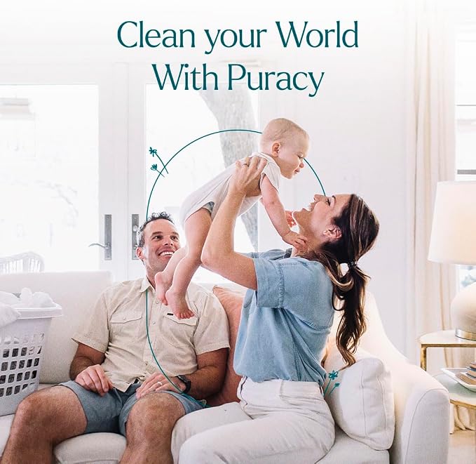Puracy Stain Remover 12oz Bottle and 0.33oz 3-Pack Pen, Travel and Laundry Stain Cleaner for Clothes, Unscented