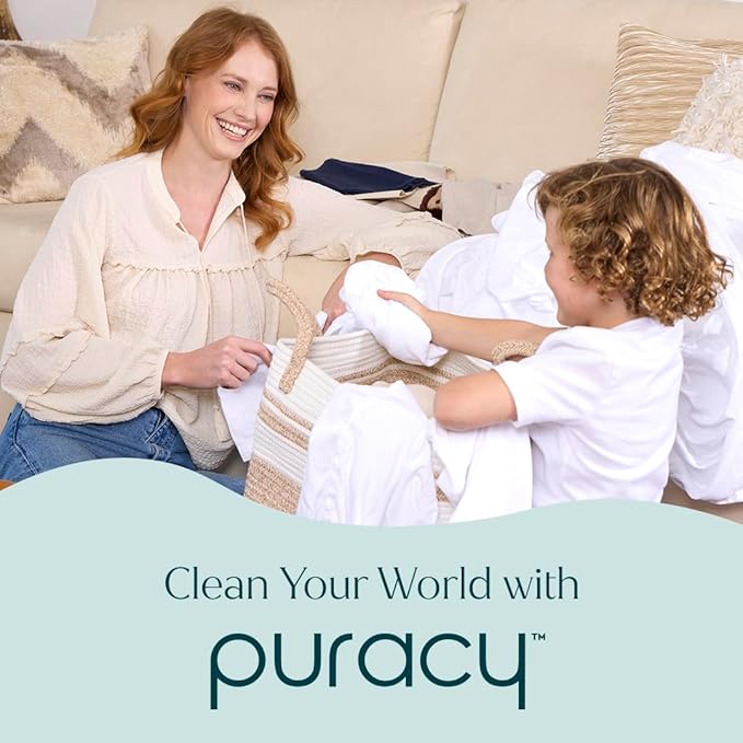 Puracy Screen Cleaner with Microfiber Cloth – All Purpose Phone, Laptop, Computer, TV Car Display Cleaner, Streak-Free and Fingerprint-Free (4 oz, Free & Clear)