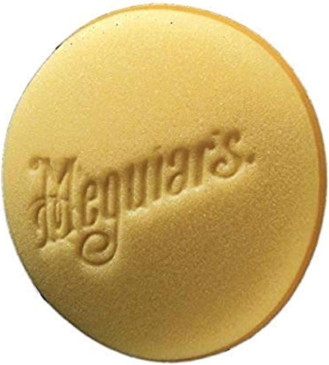 Meguiar's 4" Foam Applicator Pads - Ultra-Soft Hand Applicators with a Tight-Cell Foam Construction for a Smooth Application of Waxes, Polishes, Tire Dressing, Protectants and More, 4 Pack