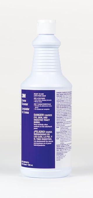 3M Creme Cleanser Ready-to-Use, 1 Quart, 12/Case