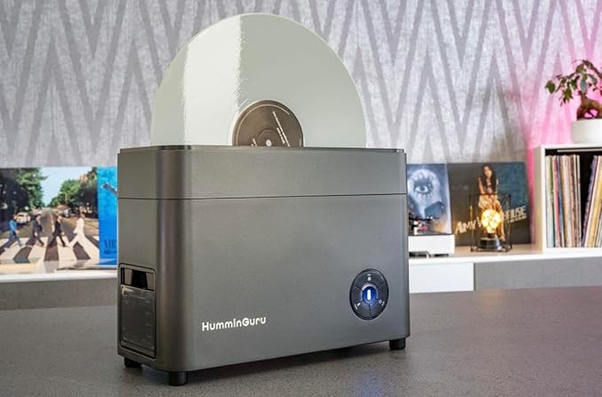 HG01 + I-Brush | Ultrasonic Vinyl Record Cleaner Machine + I-Brush Vinyl Record Cleaning Kit
