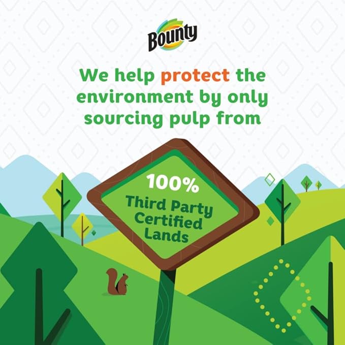 Bounty Select-A-Size Paper Towels, White, 8 Double Plus Rolls = 20 Regular Rolls