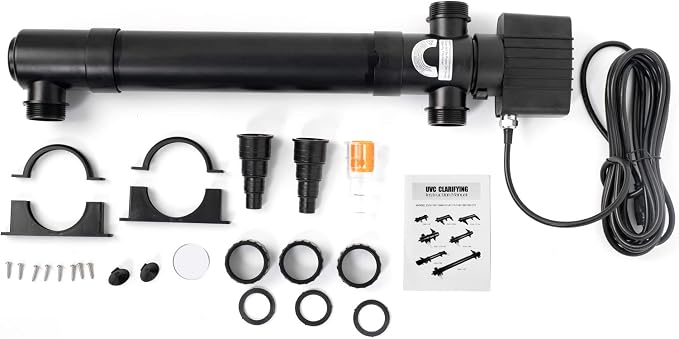 CNZ CUV-155 Clarifier for Pond and Aquarium, 55-watt