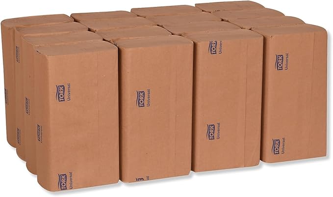 Tork Multifold Hand Towel Natural H2, Universal, 100% Recycled Fibers, 16 x 250 Sheets, MK530A
