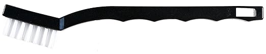 SPARTA Flo-Pac Grout Brush, Utility Brush with Nylon Bristles for Cleaning, Detail Work, and Janitorial Use, 7 Inches, Black, (Pack of 12)
