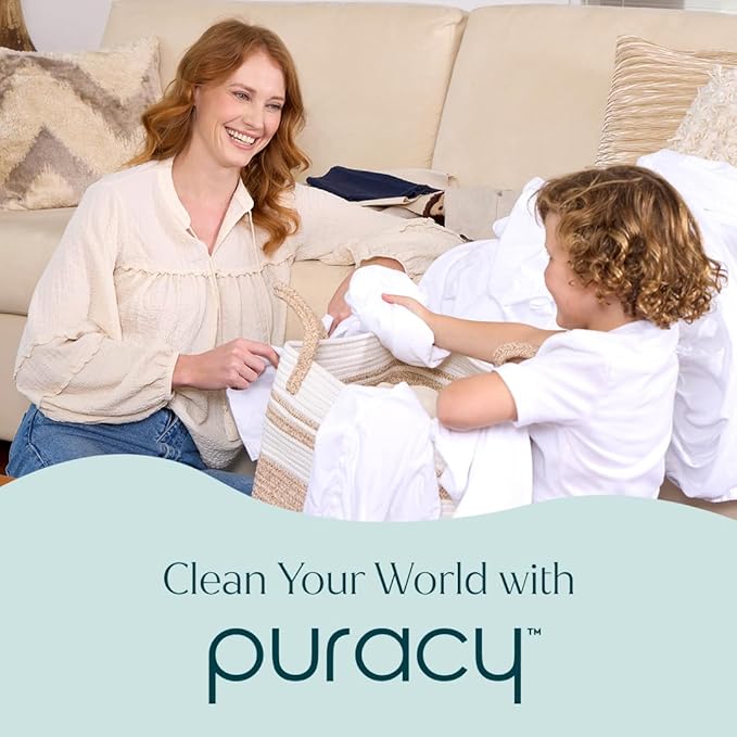 Puracy All-Purpose Cleaning Wipes – Non Toxic All Purpose Cleaner for Grease & Grime, Appliance Wipes, Lemongrass Scent (10.8 oz, 1 Pack, 50 Count)