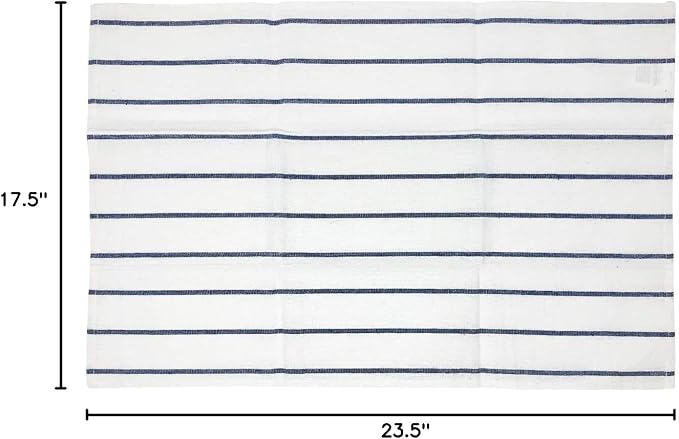 Wrapables® 100% Cotton Kitchen Dish Towels (Set of 3), Blue
