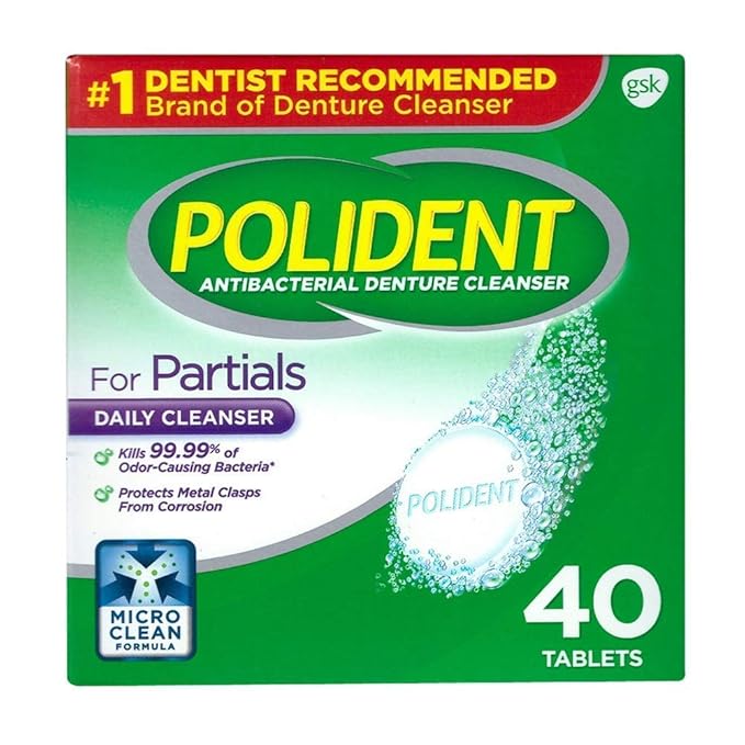 Polident Polident Partials Denture Cleanser, 40 Count