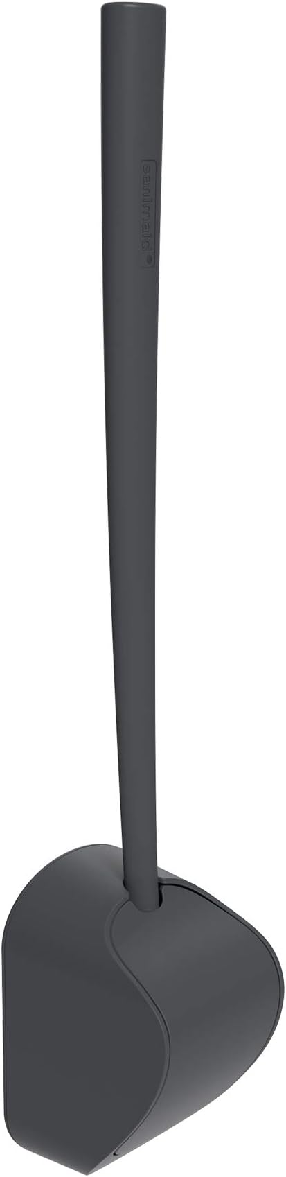 So-Mine Hygienic by Sanimaid Toilet Brush and Floor Stand Bathroom Set | Deep Cleaning | Prevents Dirt Buildup Under Bowl Rim | Dripless | Silicone Head | Flexible Ergonomic Handle | Grey with Green