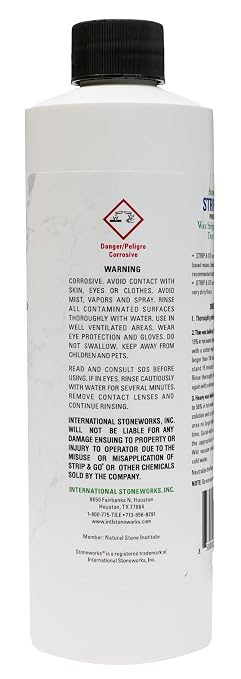 Strip & Go® (1 Pint) Sealer Stripper and Wax Remover for Stone and Tile