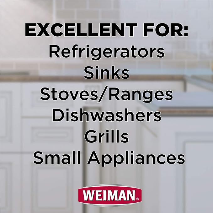 Weiman Stainless Steel Cleaner & Polish 22 fl oz - 6 pack