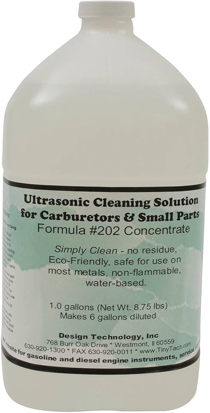 Stens 770-100 Ultrasonic Cleaning Solution Non-Flammable, Water Based, Safe for use on Most Metals, Eco-Friendly, No Residue