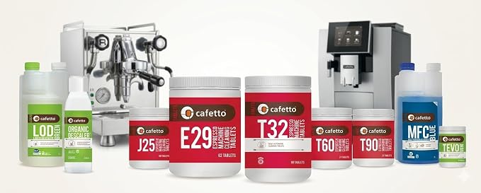 Cafetto E29 Cleaning Balls Cleaning Tablets 62 Count I Fits Eversys Cameo Enigma Legacy espresso machines I Round balls to clean Eversys coffee machines I NSF Certified I Removes Coffee Oils