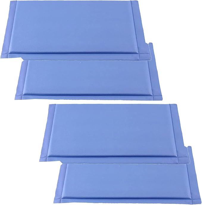 4yourhome No Frost Anti Ice Freezer Mat, Pack of 4, Blue