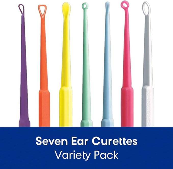 Bionix - Safe Ear Curette Variety Pack, Plastic, Earwax Removal Pack, Helps Remove Wax Buildup, Stainless Steel Curette Alternative, Convenient, Ideal for Healthcare Providers, Single-Use (75 Count)