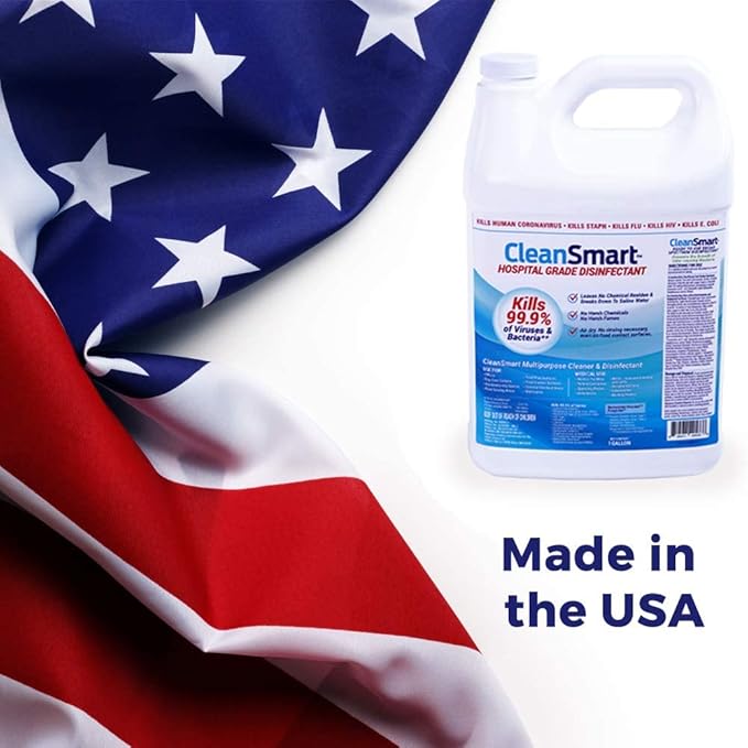 CleanSmart Hospital Disinfectant, Kills 99.9% of Viruses and Bacteria, Hypochlorous Acid Technology, EPA Registered, 23 oz, (Pack of 6) (HOCL)