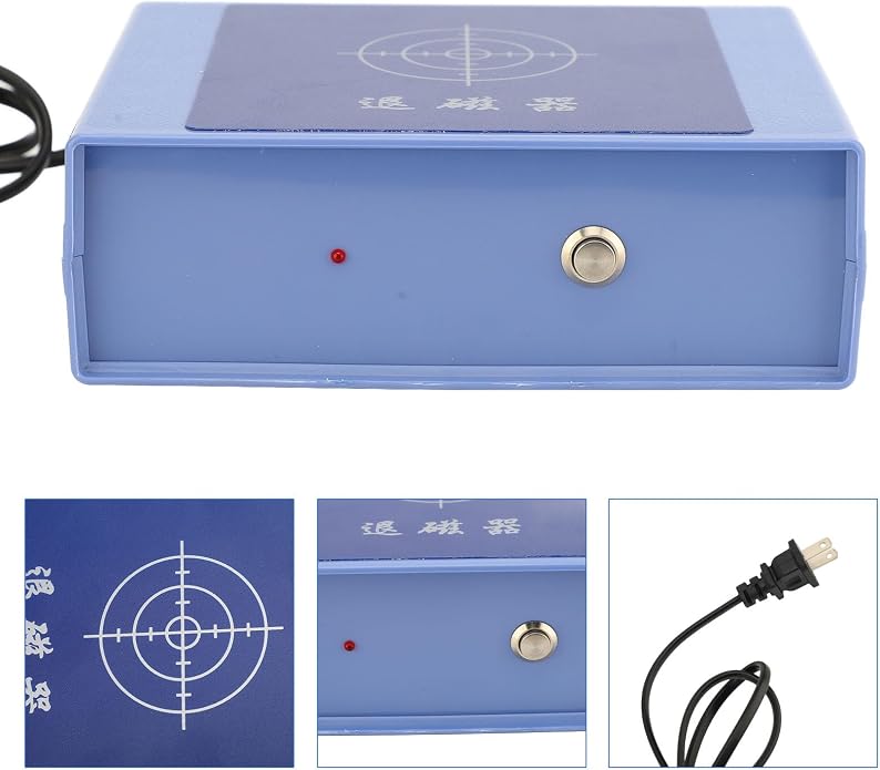 Watch Demagnetizer Tool for Mechanical and Quartz Watches Professional Electrical Demagnetizing Device for Wristwatches with US Plug Easy to Use Portable Watch Degausser for Accurate Timekeeping