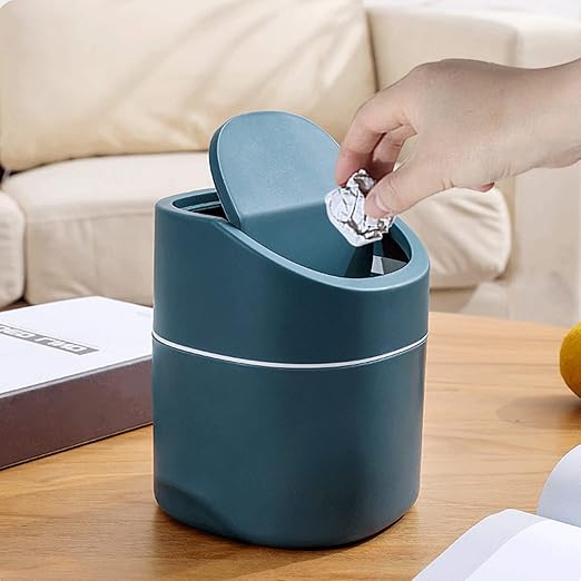 Mini Trash Can for Bathroom 2 pcs with Trash Bags 360 pcs