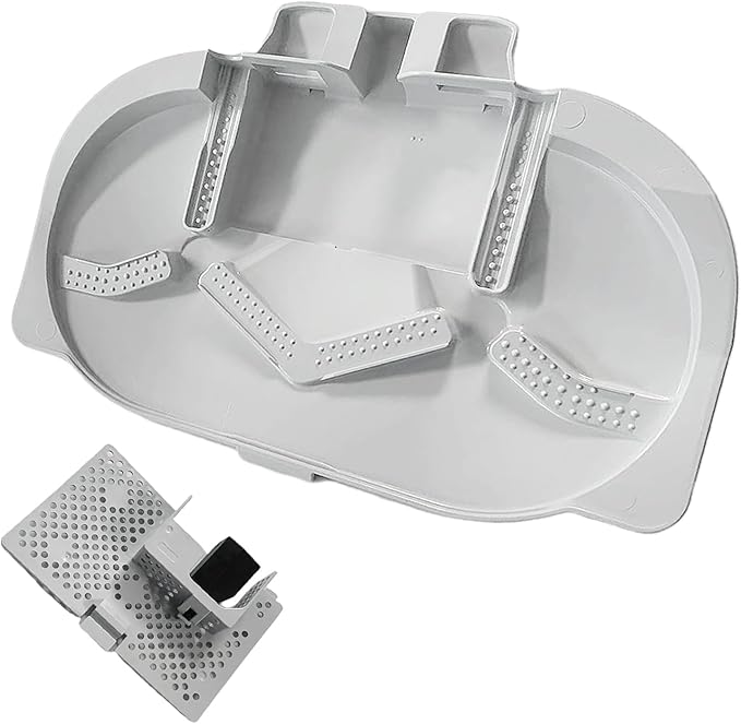 Cleaning tray bracket Compatible with roborock Qrevo S/Qrevo Pro/Qrevo Plus/QV 35A Vacuum Cleaner Mop Cleaning Station Tray Accessory(light gray 1pcs)