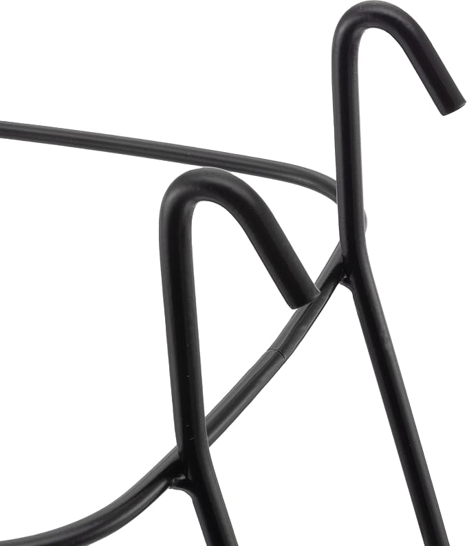 San Jamar Kleen-Pail® Vinyl Coated Stainless Wire Wall-Mount Stand Only (for 3 Qt Pro Bucket) Black