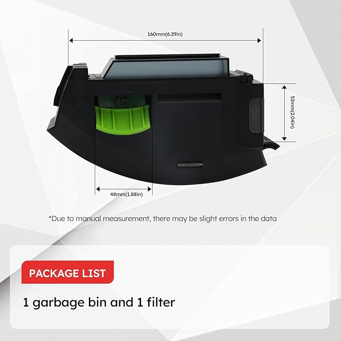 4624868 Dust Bin Box Replacement Compatible for IRobot Roomba e/i Series i7 e5 e6 i1 i3 i4 i6 i7+ i8 J7 Parts (4624868)