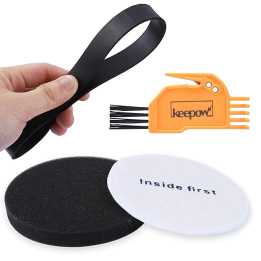 KEEPOW Vacuum Belt and Filter Compatible with Eureka Power Speed Vacuum NEU182B, NEU181, NEU180 NEU180B NEU180C NEU182A NEU12CT NEU186 NEU188 NEU188A NEU190 NEU192A NEU202, Part #E0202 & E0205, 9 Pack