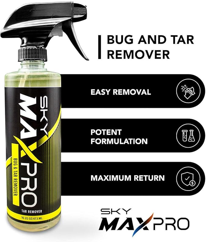 BUG & TAR Remover for Cars, RV and Trucks Professional Detailing Product 16 oz