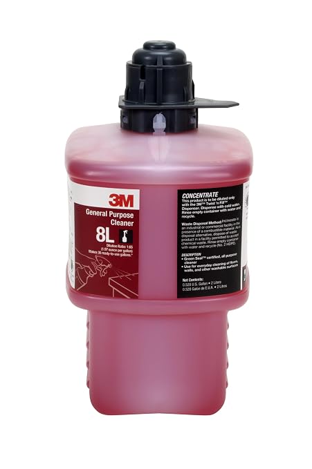 3M General Purpose Cleaner Concentrate 8L, Gray Cap, 2 Liter