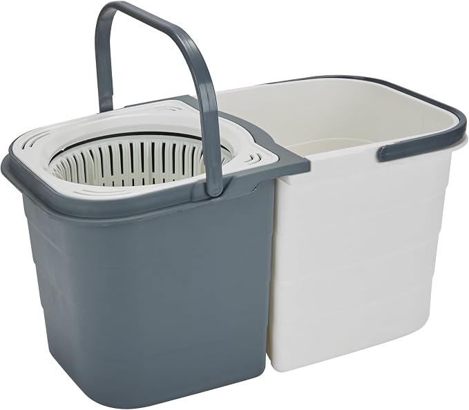 Kitchen Details 360 Deluxe Self-Wringing Mop with Detachable Bucket