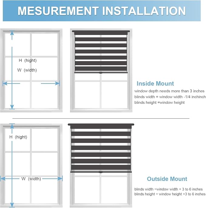 MYshade Cordless Zebra Blinds with Free-Stop Function - Dual Layer Light Filtering & Privacy Sheer Shades for Day and Night - Easy Install Window Shades for Home, Living Room, 44" W x 72" H,Beige