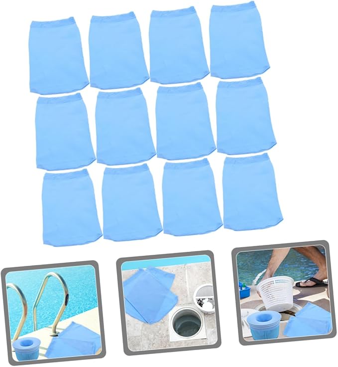 GALPADA 75pcs Pool Skimmer Socks Fine Mesh Bags for Swimming Pool Cleaning Reusable Accessories Protects System from Clogging for Inground Above Ground