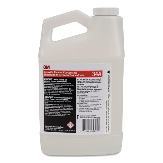 3M Peroxide Cleaner Concentrate 34A, 0.5 Gallon