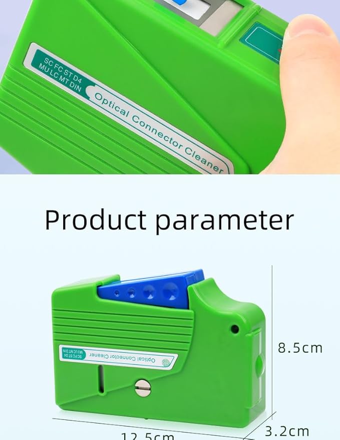 FTTH Optical Fiber Connector Cleaner Cassette Reel Cleanings 500+ Times for FC/SC/ST/LC/MU/D4 Connector