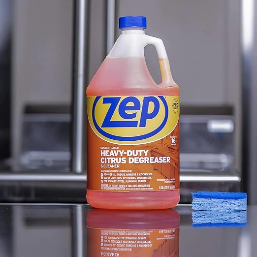 Zep Wet-Look Floor Polish - 1 Gallon Heavy-Duty Citrus Degreaser Refill - 1 Gallon - Professional Strength Cleaner and Degreaser