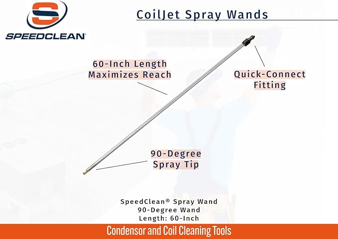 SpeedClean Spray Wand, 60-Inch Long 90-Degree, 8945-60