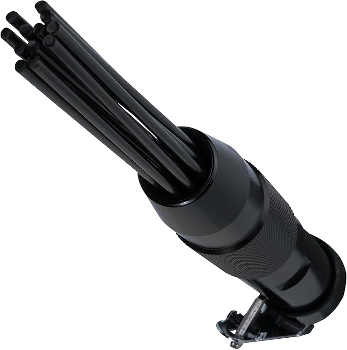 Compact air needle scaler air-powered pneumatic rust paint weld removal tool, pneumatic needle scaler