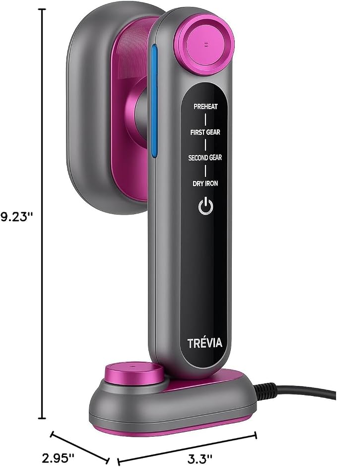 Portable Travel Steamer – Ultra-Light, Fast Heat-Up Wrinkle Remover for Clothes, Mini & Compact, 100–120V, Travel & Home, Large Heat Panel