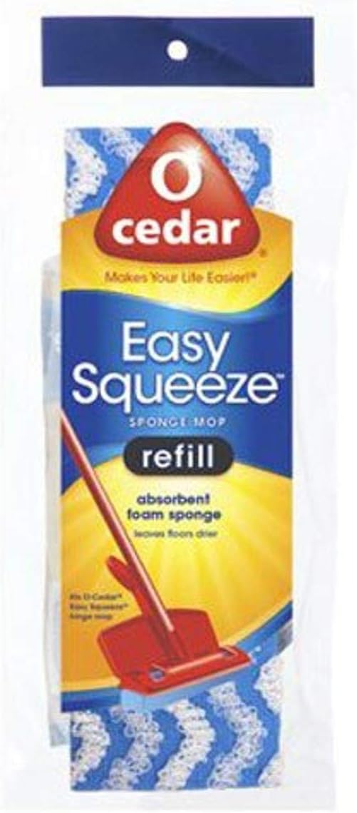 O-Cedar Cell Sponge Mop Refill, Assorted