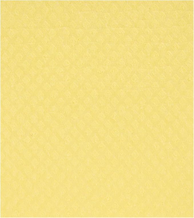Restaurantware Swedish Dishcloths Pack of 200 Cellulose Reusable Absorbent Yellow Kitchen Towels, Washable Quick-Dry Dish Towels, Sustainable Cleaning Cloths Super-Absorbent Biodegradable Odorless