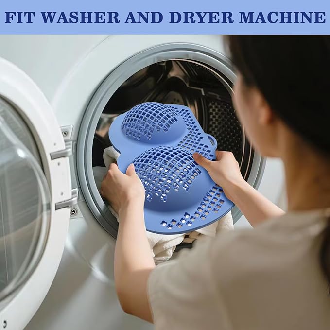 Silicone Bra Washing Bags for Laundry, Lingerie Laundry Mesh Bags, Keep Shape Delicate Wash Bra Bags Prevent Damage, Socks, Underwear, Protective Wash Bags with Lockable Zipper