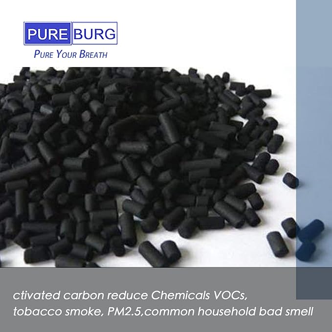 PUREBURG Replacement Filter Compatible with Proscenic A8 Air Purifier, H13 True HEPA Activated Carbon 2-in-1 3-Stage Filtration Air Clean Dust VOCs,2-Pack